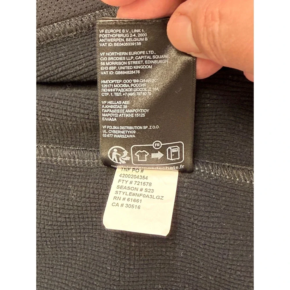 The North Face WindWall Vest Men's Size XXL Grey Softshell Fleece‎ Lined